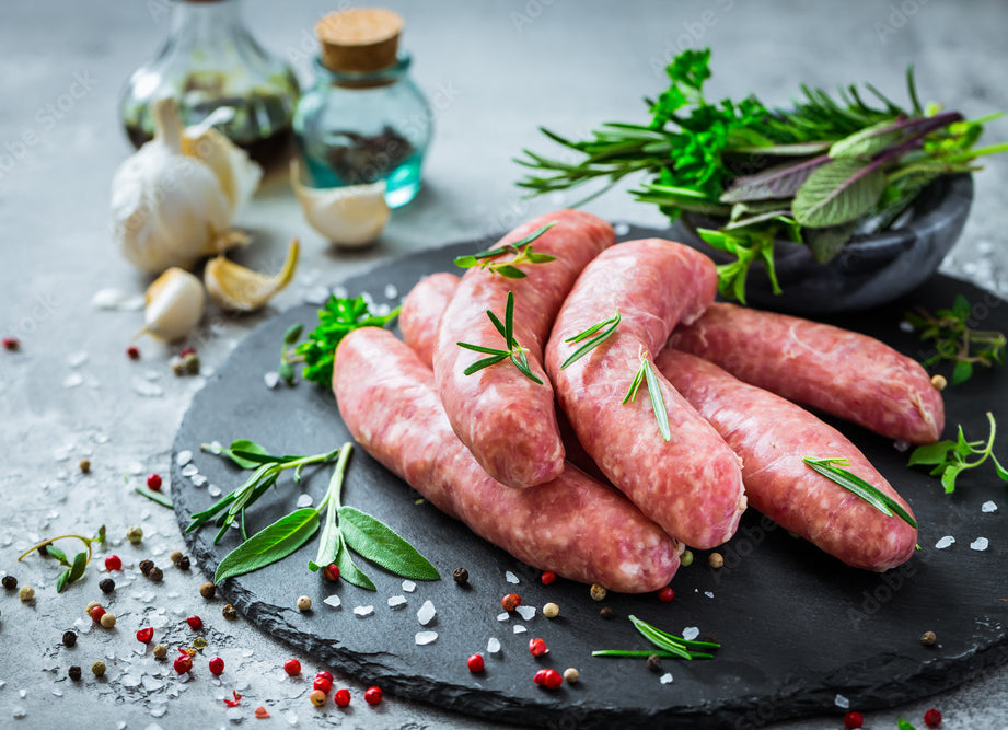 Beef Rosemary & Garlic sausage