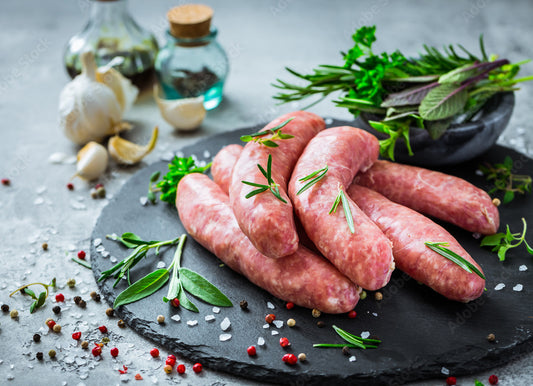 Beef Rosemary & Garlic sausage